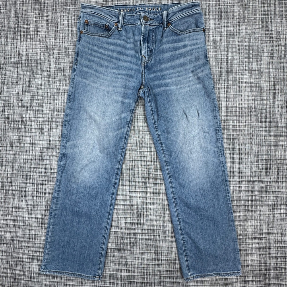 American Eagle Original Bootcut Cozy AirFlex+ Jeans Mens 30x30 Blue Stretch